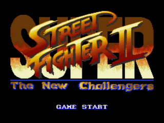 Super Street Fighter Challenge 2 Title Screen